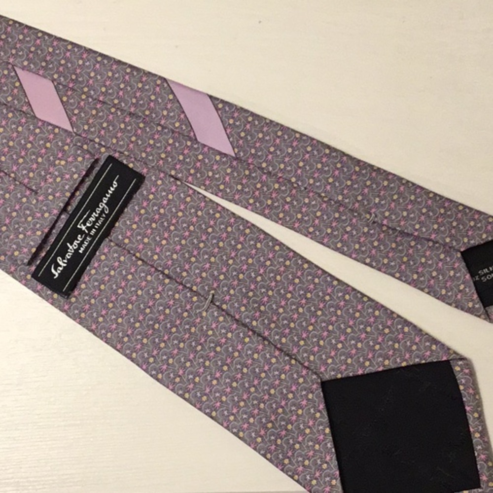 Salvatore Ferragamo Whimsical Palm Tree Print Tie